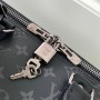 Louis Vuitton Monogram Eclipse Canvas Keepall 45 Bandouliere M40569