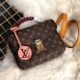 Louis Vuitton Monogram Canvas Pochette Metis with braided handle M43984