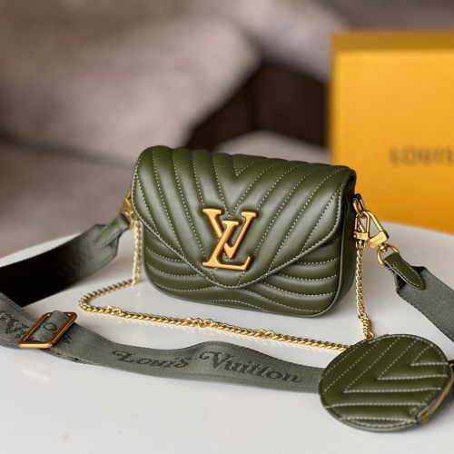 Louis Vuitton New Wave Multi Pochette M56466-green