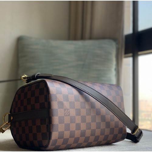 Louis Vuitton Damier Ebene Speedy 25cm with shoulder strap bandouliere N41368