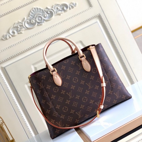 Louis Vuitton Monogram Canvas Flower Tote Beige M43551