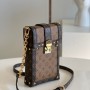 Louis Vuitton Monogram Reverse Canvas Vertical Trunk Pochette M67873