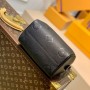 Louis Vuitton Monogram Empreinte Speedy Bandouliere 20 M58953-black