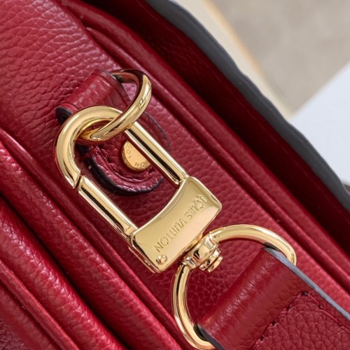 Louis Vuitton Monogram Empreinte Pochette Metis Red