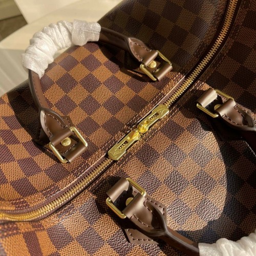 Louis Vuitton Damier Ebene Speedy 35cm with shoulder strap bandouliere N41366