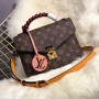 Louis Vuitton Monogram Canvas Pochette Metis with braided handle M43984