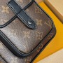 Louis Vuitton Monogram Macassar Christopher Wearable Wallet M69404-brown