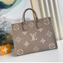 Louis Vuitton Bicolor Monogram Empreinte Leather Onthego MM M45494