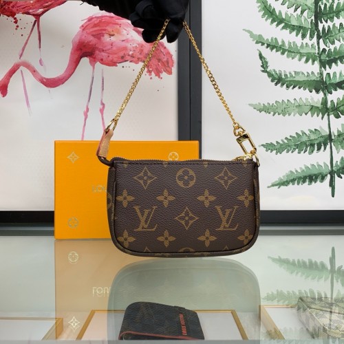 Louis Vuitton Monogram Canvas Mini Pochette Accessoires M58009