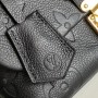 Louis Vuitton Monogram Empreinte Leather Madeleine BB - Black