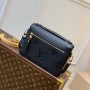 Louis Vuitton Monogram Empreinte Leather Pochette Metis M59211-black