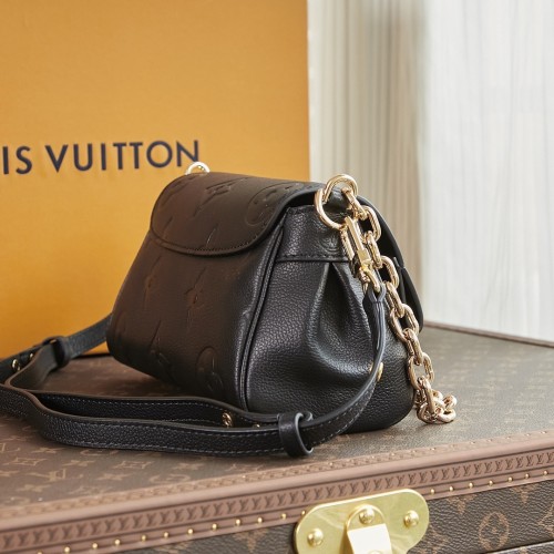 Louis Vuitton Monogram Empreinte Leather Favorite M45813-black