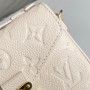 Louis Vuitton Monogram Empreinte Leather Micro Metis M81390-beige