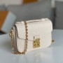 Louis Vuitton Monogram Empreinte Leather Micro Metis M81390-beige