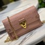 Louis Vuitton Monogram Empreinte Leather Vavin Chain Wallet M67839-pink