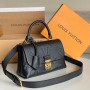 Louis Vuitton Monogram Empreinte Leather Madeleine BB - Black