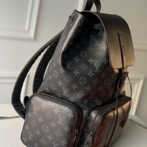 Louis Vuitton Monogram Eclipse Trio Backpack M45670-black