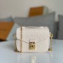 Louis Vuitton Monogram Empreinte Leather Micro Metis M81390-beige