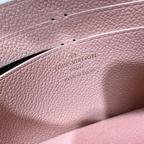 Louis Vuitton Monogram Empreinte Leather Vavin Chain Wallet M67839-pink