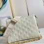 Louis Vuitton Monogram-embossed Lambskin Coussin PM M57793