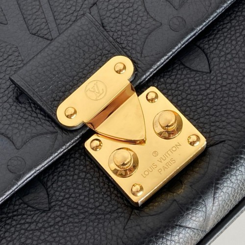 Louis Vuitton Monogram Empreinte Leather Madeleine BB - Black