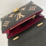 Louis Vuitton Bicolor Monogram Empreinte Leather Madeleine BB M45978-black