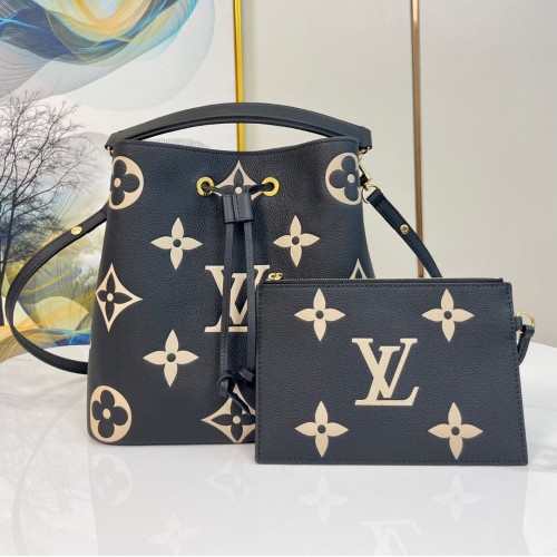 Louis Vuitton Monogram Empreinte Leather NeoNoe MM M45497