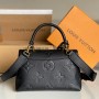 Louis Vuitton Monogram Empreinte Leather Madeleine BB - Black