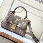 Louis Vuitton Bicolor Monogram Empreinte Leather Madeleine BB M45978-gray