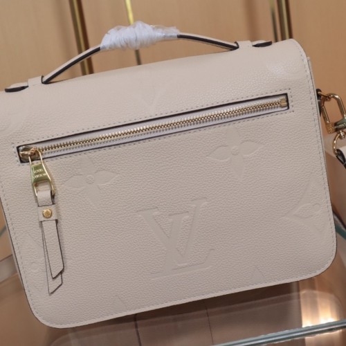 Louis Vuitton Monogram Empreinte Leather Pochette Metis M59211-cream