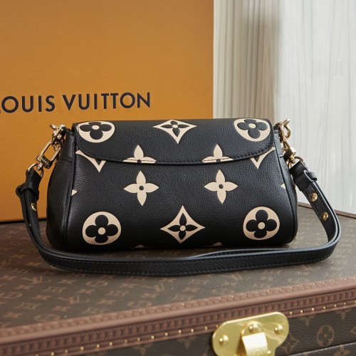 Louis Vuitton Bicolor Monogram Empreinte Leather Favorite M45859-black