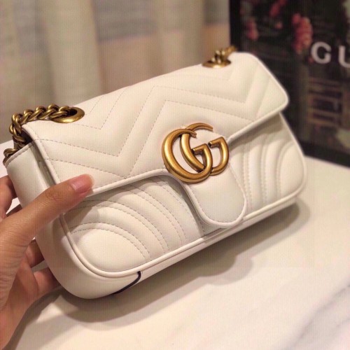 Gucci Mini GG Marmont Matelassé Shoulder Bag