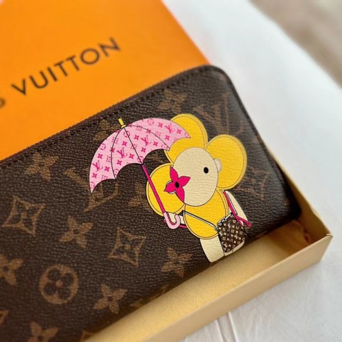 Louis Vuitton Monogram Christmas Animations Umbrella Zippy Wallet