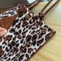 Tory Burch ELLA Leopard Canvas Small Tote