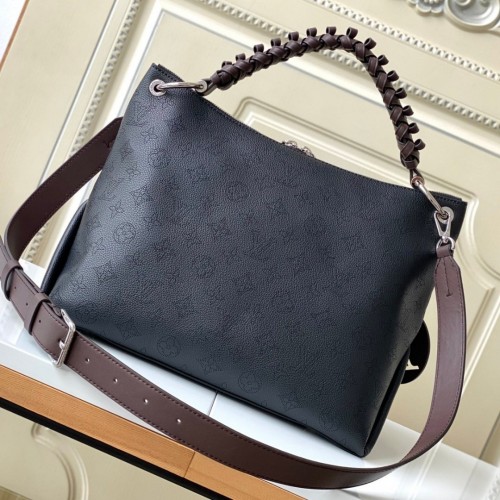 Louis Vuitton Mahina Beaubourg Hobo MM M56073-black