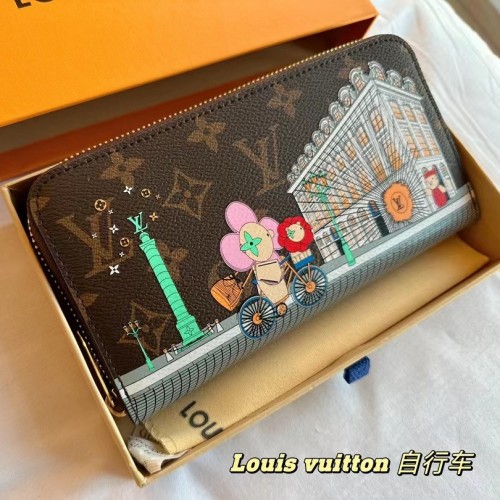 Louis Vuitton Zippy Wallet Vivienne Holiday Monogram Canvas