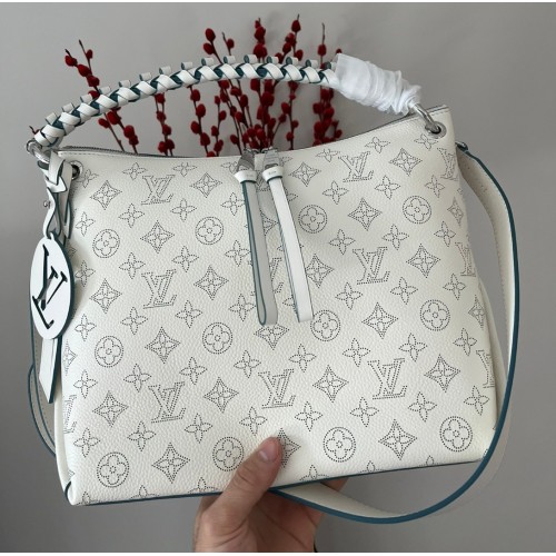 Louis Vuitton Mahina Beaubourg Hobo MM M56073-white