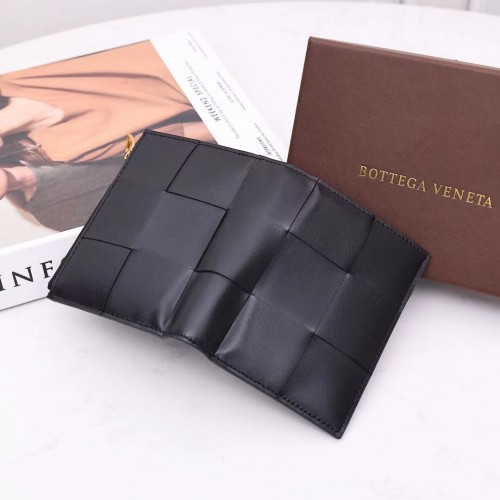 Bottega Veneta Cassette Intrecciato Leather Wallet