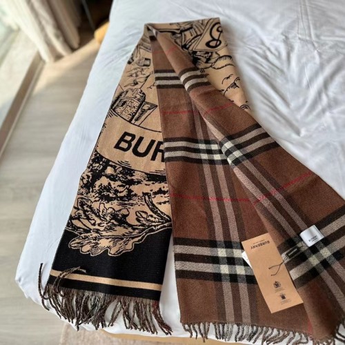 Burberry Giant Icon Check Cashmere Scarf