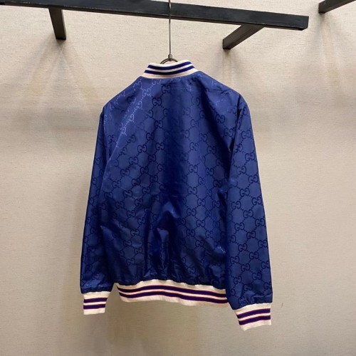 Gucci Nylon canvas reversible zip jacket