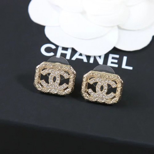 Chanel Crystal CC Earrings