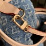 Louis Vuitton CarryAll MM Denim Bag