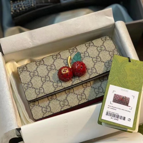 Gucci GG Supreme mini bag with cherries