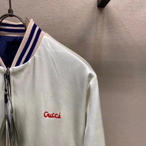 Gucci Nylon canvas reversible zip jacket