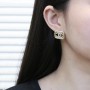 Chanel Crystal CC Earrings