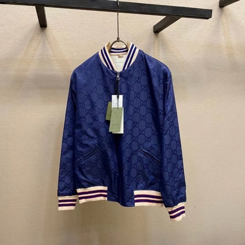 Gucci Nylon canvas reversible zip jacket