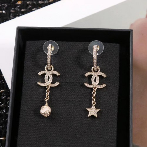 Chanel Crystal CC Earrings