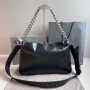 Balenciaga Women's BB Soft Large Flap Bag in Black