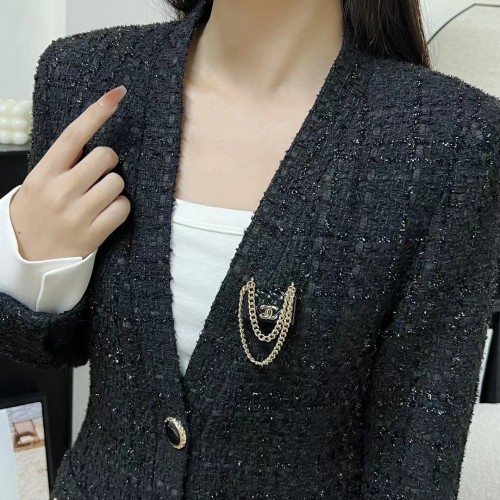 Chanel Black Bag Brooch