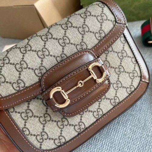 *Sale* Gucci GG Supreme Mini 1955 Horsebit Shoulder Bag